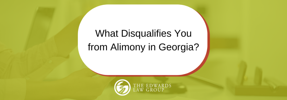 Alimony disqualification