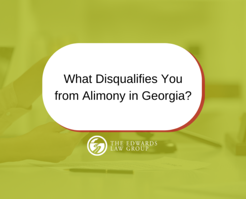 Alimony disqualification