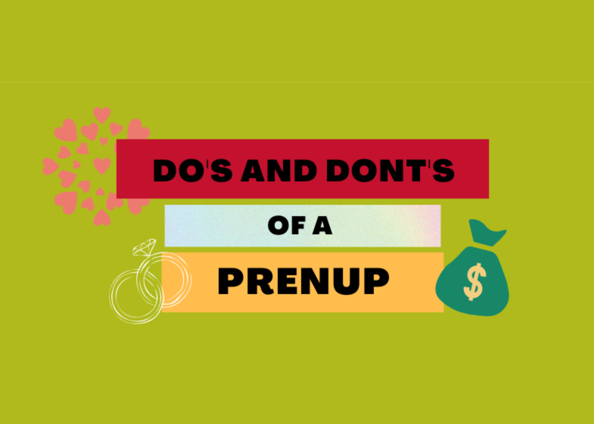 Do's and Dont's of a Prenup